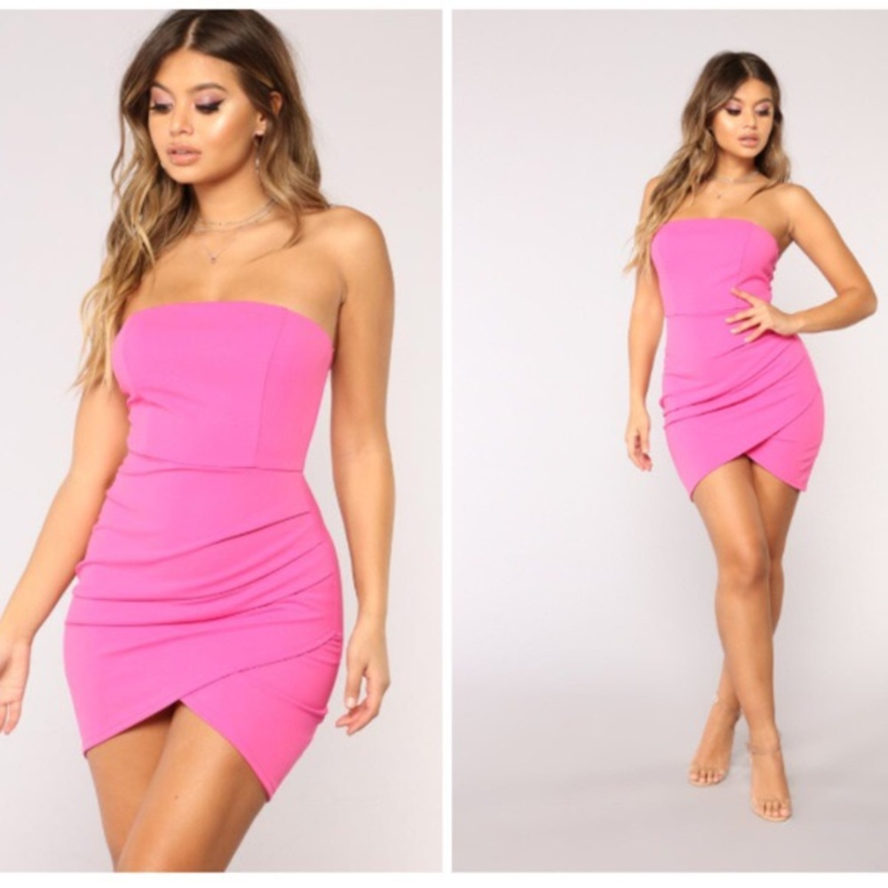 Fuschia fashion nova dress BRAND NEW